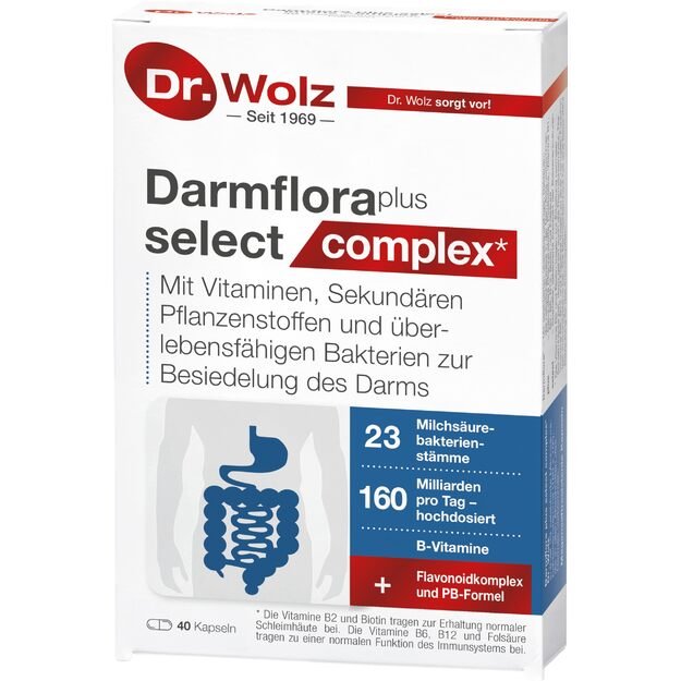Dr. Wolz Darmflora plus select complex, caps N80
