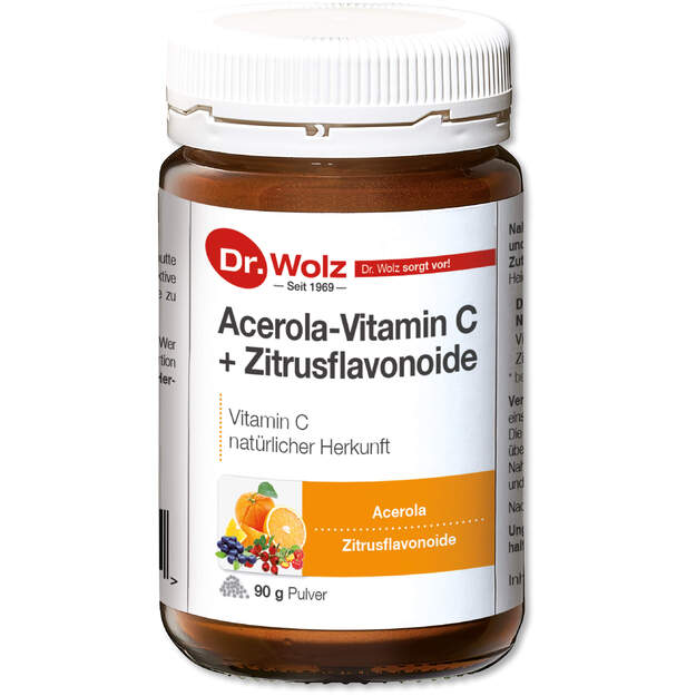 Dr. Wolz Acerola-Vitamin C+Zitrusflavonoide, 90 g