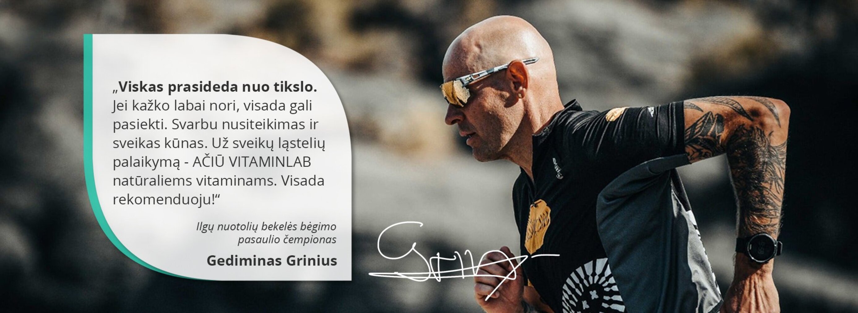 Gediminas Grinius - DR. WOLZ SANUZELLA® ZYM SPORTSLINE