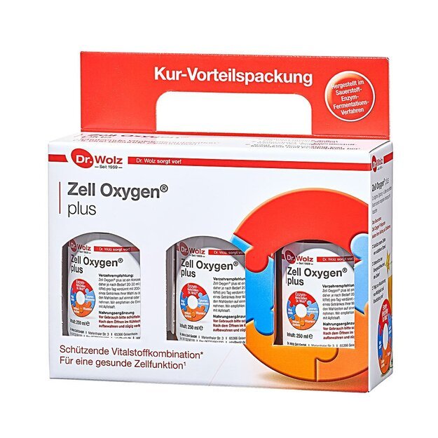 Dr. Wolz Zell Oxygen plus cure pack, 3 x 250 ml