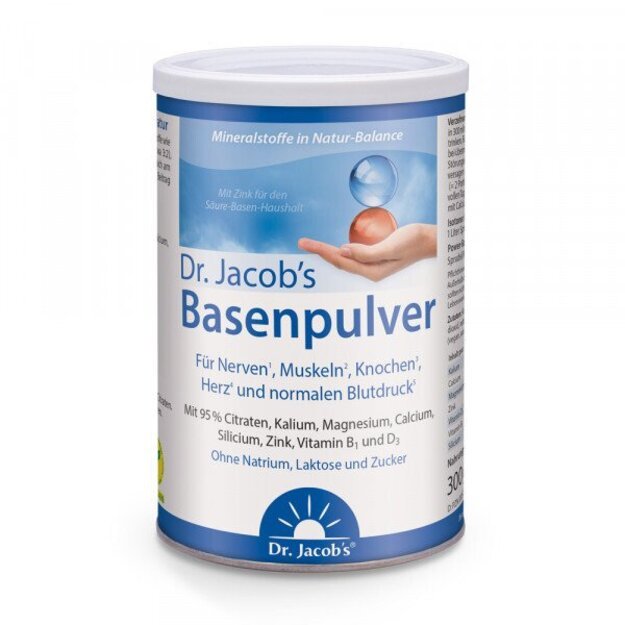 Dr. Jacob's Basenpulver, milteliai, 300 g