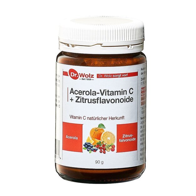 Dr. Wolz Acerola-Vitamin C+Zitrusflavonoide, 90 g