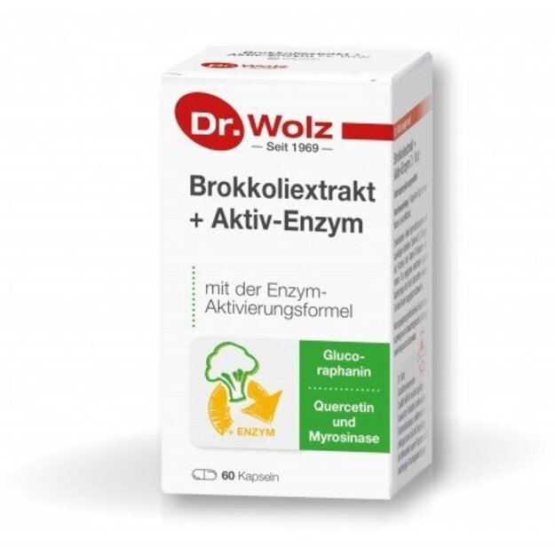 Dr. Wolz Brokkoli Extrakt + Activ Enzym, kaps. N60