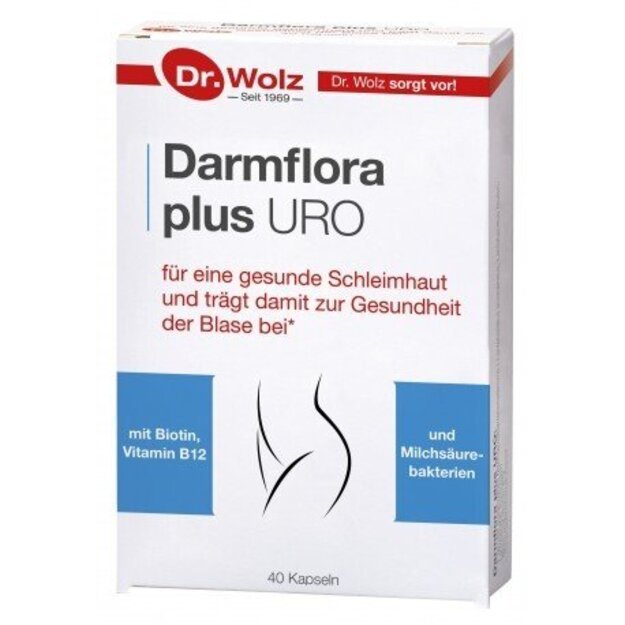 Dr. Wolz Darmflora plus URO, kaps. N40