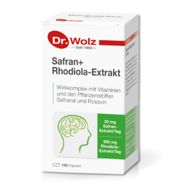 Dr. Wolz Safran+Rhodiola Extract, kaps. N120