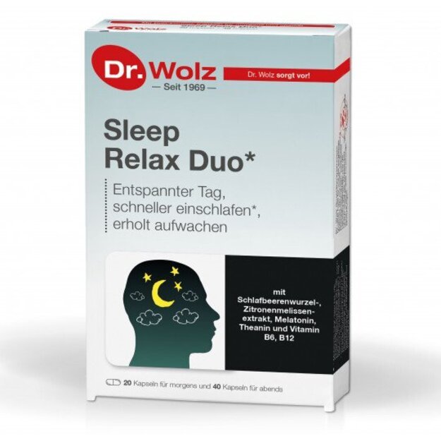 Dr. Wolz Sleep Relax  Duo, kaps. N40+N20