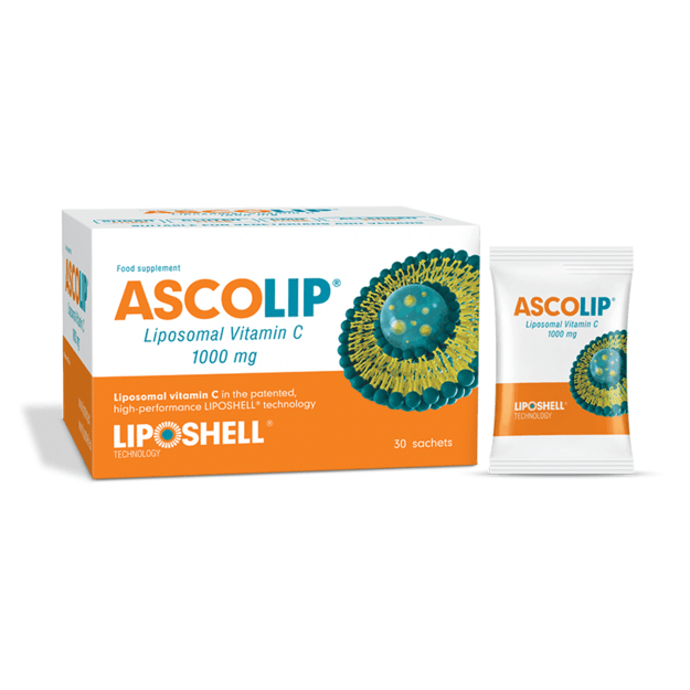 LIPOSHELL ASCOLIP® liposominis vitaminas C, 1000 mg