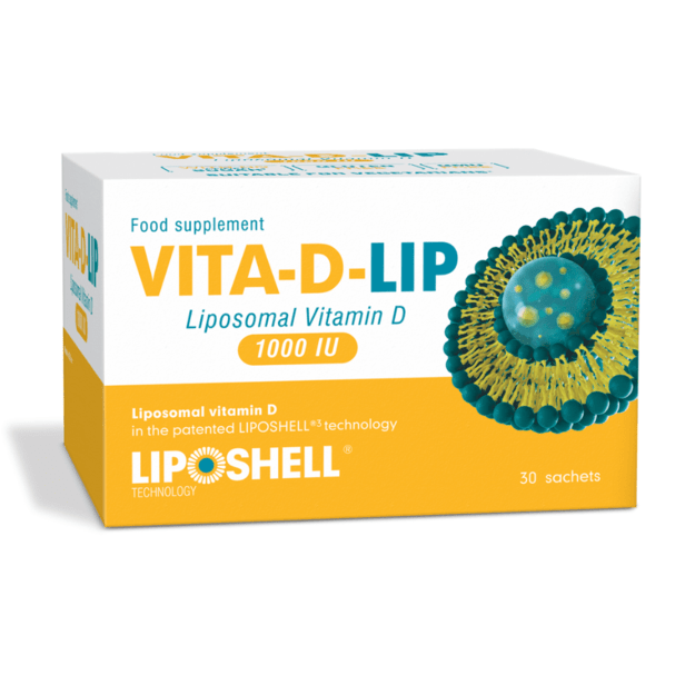LIPOSHELL VITA-D-LIP 1000, liposominis vitaminas D 1000 mg, N30