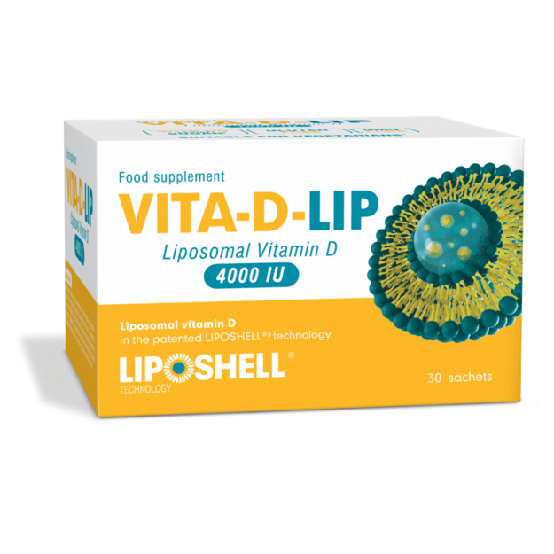LIPOSHELL VITA-D-LIP 4000, liposomal vitamin D 4000 mg, N30